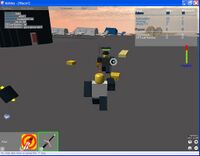 A BrickBattle game in the Roblox map Crossroads